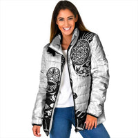 Custom Aotearoa Football Padded Jacket NZ Maori Tiki Go Champions - Polynesian Pride