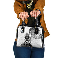 Custom Aotearoa Football Shoulder Handbag NZ Maori Tiki Go Champions