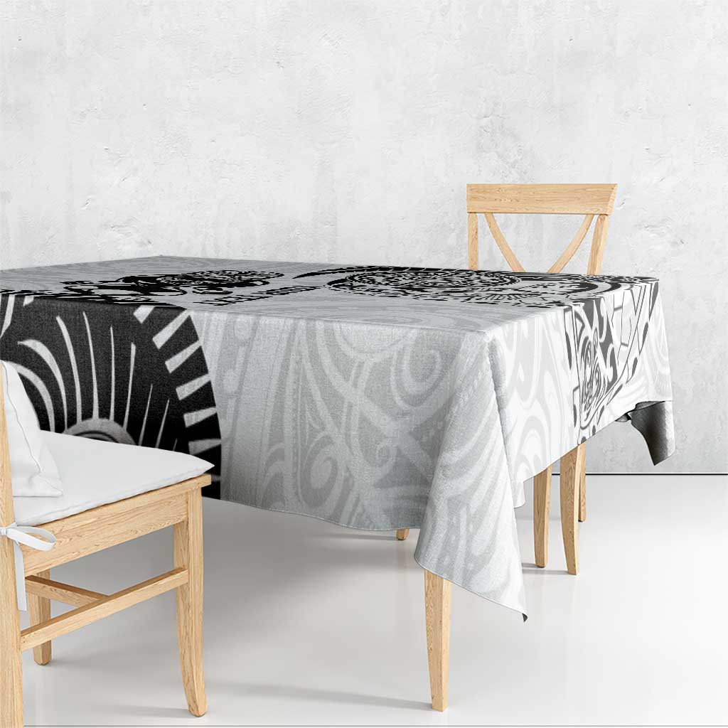 Custom Aotearoa Football Tablecloth NZ Maori Tiki Go Champions