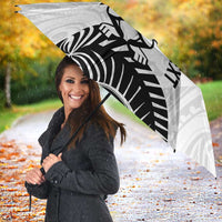 Custom Aotearoa Football Umbrella NZ Maori Tiki Go Champions - Polynesian Pride