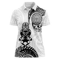 Custom Aotearoa Football Women Polo Shirt NZ Maori Tiki Go Champions
