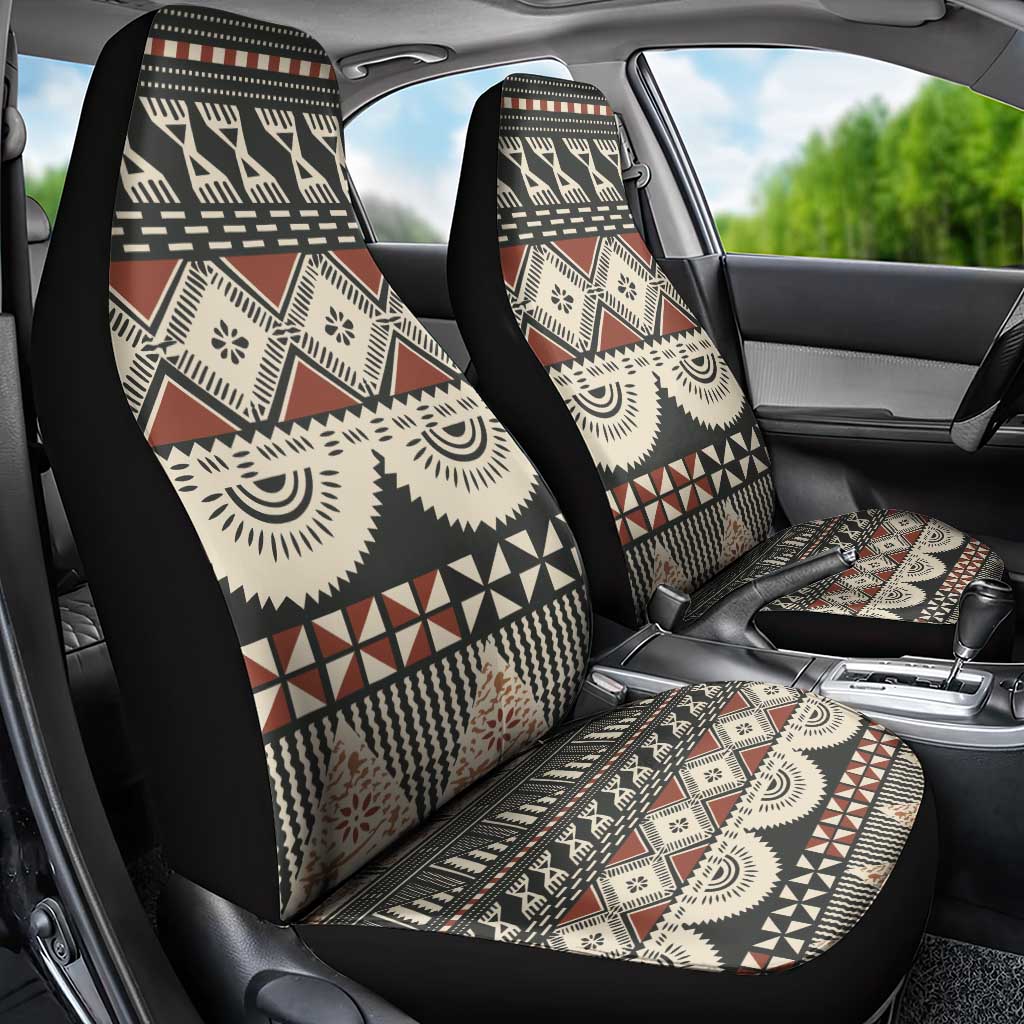 Vintage Bula Fiji Masi Car Seat Cover Fijian Tapa Cloth LT14 - Polynesian Pride