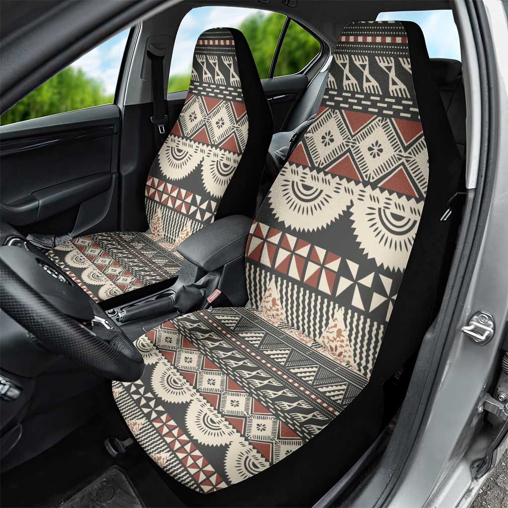 Vintage Bula Fiji Masi Car Seat Cover Fijian Tapa Cloth LT14 - Polynesian Pride