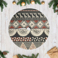 Vintage Bula Fiji Masi Tree Skirt Fijian Tapa Cloth - Polynesian Pride