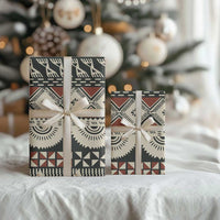 Vintage Bula Fiji Masi Wrapping Paper Fijian Tapa Cloth - Polynesian Pride