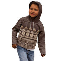Bula Fiji Iri ni Meke Kid Hoodie Kuvui Fijian Masi - Polynesian Pride