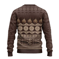 Bula Fiji Iri ni Meke Ugly Christmas Sweater Kuvui Fijian Masi - Polynesian Pride