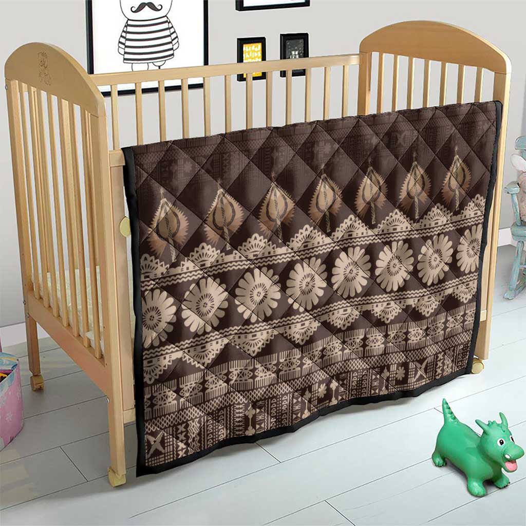 Bula Fiji Iri ni Meke Quilt Kuvui Fijian Masi - Polynesian Pride