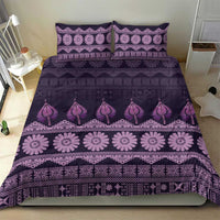 Bula Fiji Iri ni Meke Bedding Set Lokaloka Fijian Masi - Polynesian Pride
