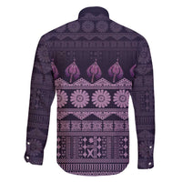 Bula Fiji Iri ni Meke Family Matching Off Shoulder Maxi Dress and Hawaiian Shirt Lokaloka Fijian Masi - Polynesian Pride