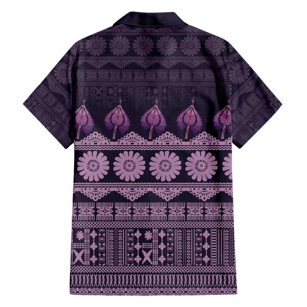 Bula Fiji Iri ni Meke Family Matching Puletasi and Hawaiian Shirt Lokaloka Fijian Masi LT14 - Polynesian Pride