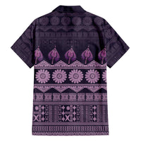Bula Fiji Iri ni Meke Family Matching Puletasi and Hawaiian Shirt Lokaloka Fijian Masi LT14 - Polynesian Pride