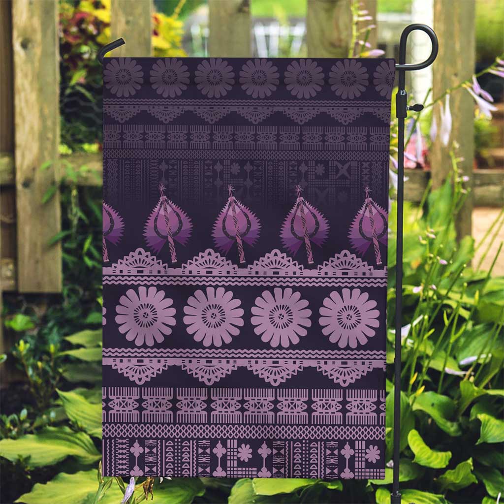 Bula Fiji Iri ni Meke Garden Flag Lokaloka Fijian Masi - Polynesian Pride