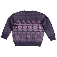 Bula Fiji Iri ni Meke Kid Ugly Christmas Sweater Lokaloka Fijian Masi - Polynesian Pride