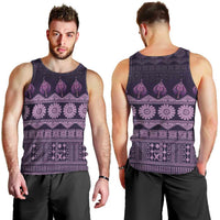 Bula Fiji Iri ni Meke Men Tank Top Lokaloka Fijian Masi - Polynesian Pride