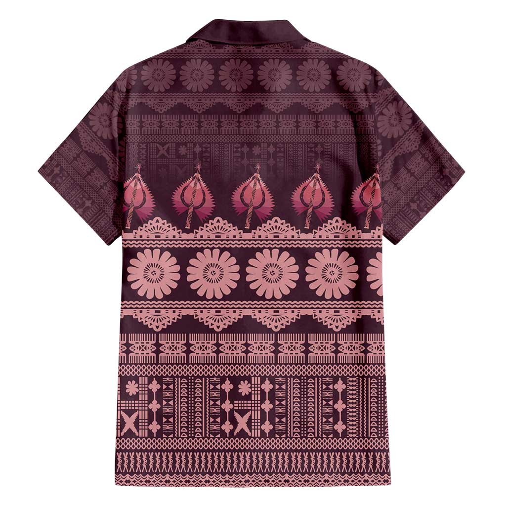 Bula Fiji Iri ni Meke Family Matching Puletasi and Hawaiian Shirt Piqi Fijian Masi - Polynesian Pride