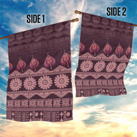 Bula Fiji Iri ni Meke Garden Flag Piqi Fijian Masi - Polynesian Pride