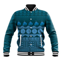 Bula Fiji Iri ni Meke Baseball Jacket Karakarawa Fijian Masi - Polynesian Pride