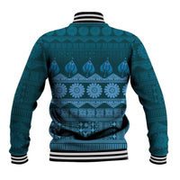 Bula Fiji Iri ni Meke Baseball Jacket Karakarawa Fijian Masi - Polynesian Pride