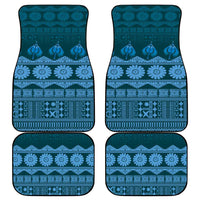 Bula Fiji Iri ni Meke Car Mats Karakarawa Fijian Masi - Polynesian Pride