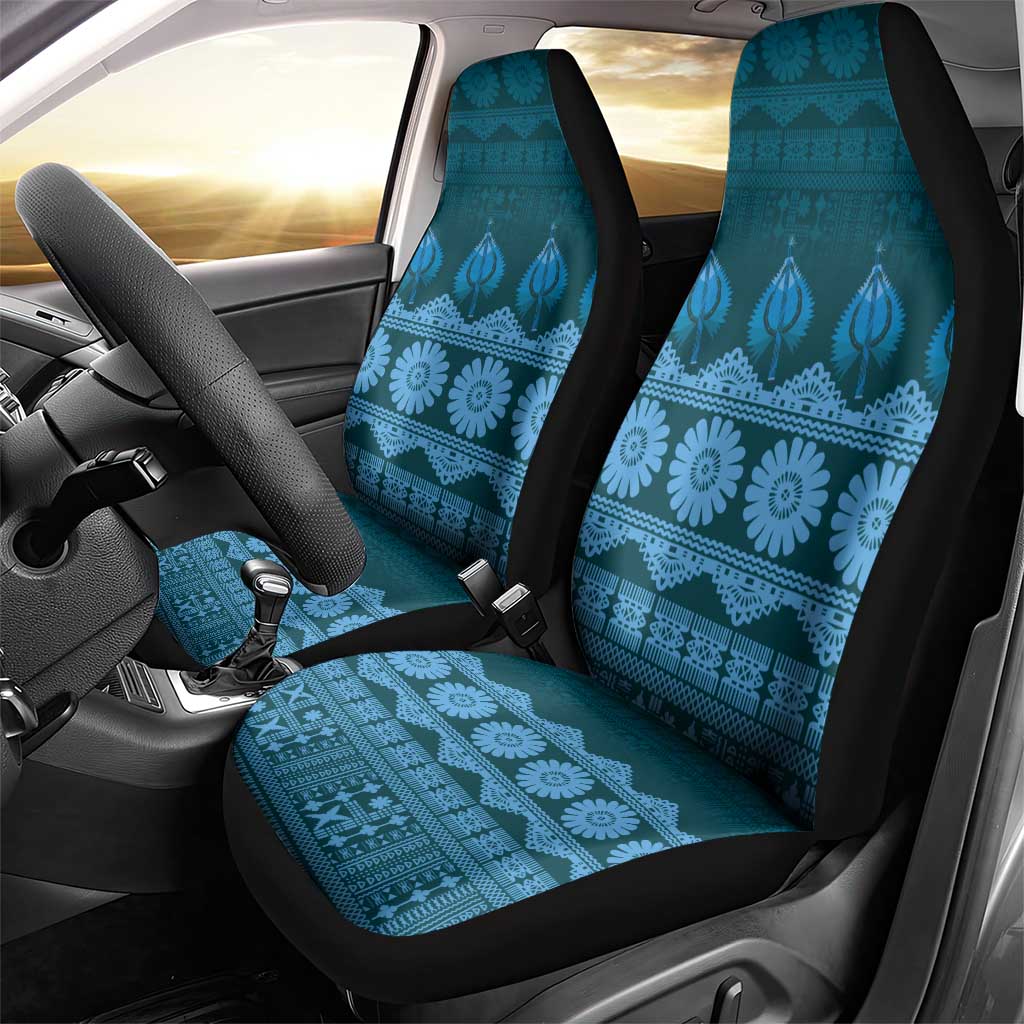 Bula Fiji Iri ni Meke Car Seat Cover Karakarawa Fijian Masi - Polynesian Pride