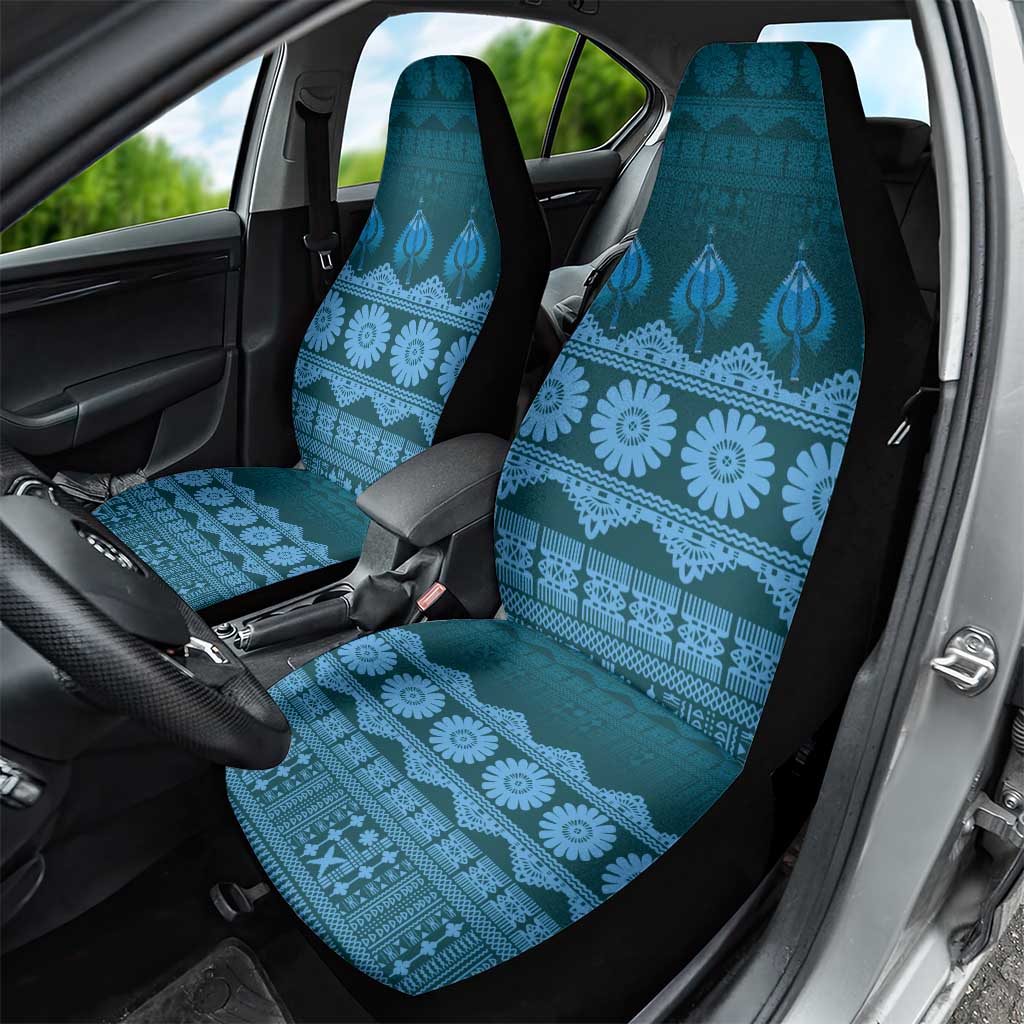 Bula Fiji Iri ni Meke Car Seat Cover Karakarawa Fijian Masi - Polynesian Pride