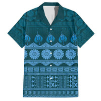 Bula Fiji Iri ni Meke Family Matching Puletasi and Hawaiian Shirt Karakarawa Fijian Masi - Polynesian Pride