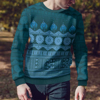 Bula Fiji Iri ni Meke Ugly Christmas Sweater Karakarawa Fijian Masi - Polynesian Pride