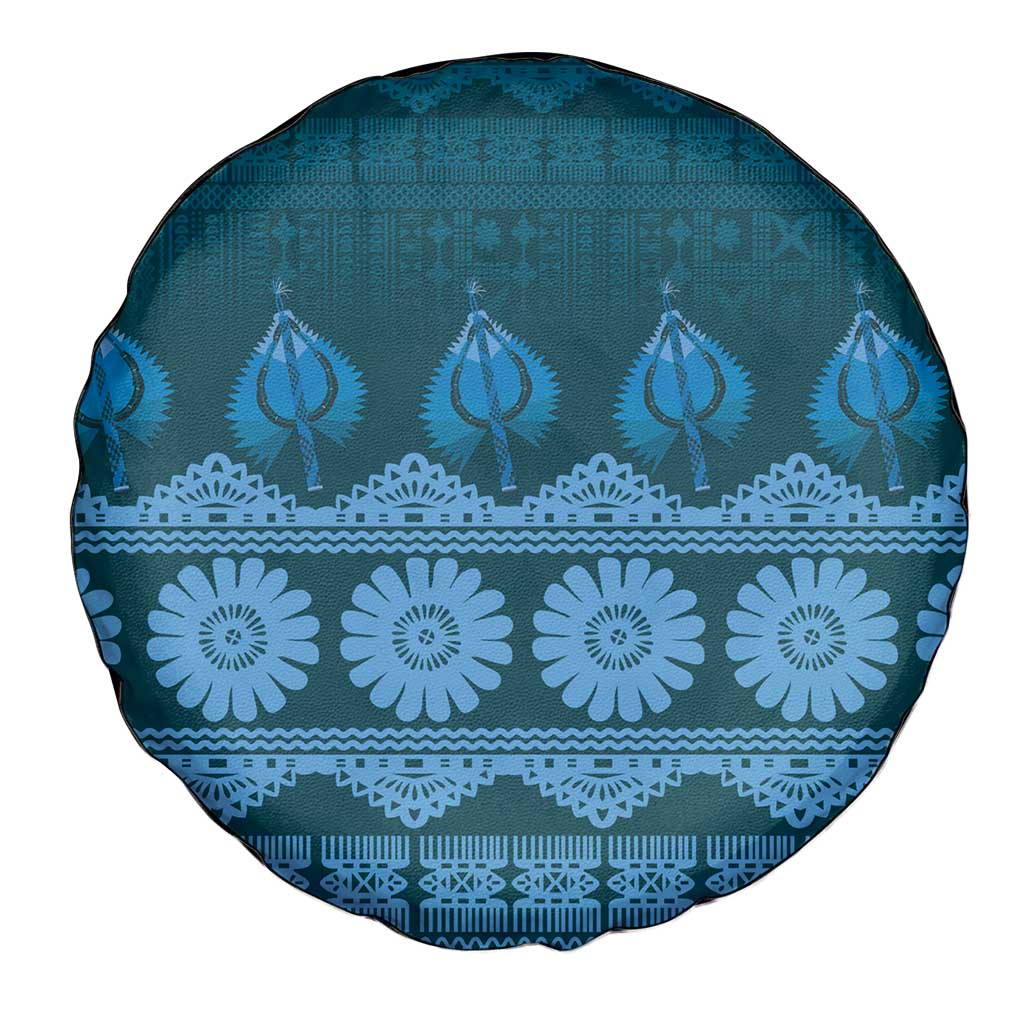 Bula Fiji Iri ni Meke Spare Tire Cover Karakarawa Fijian Masi - Polynesian Pride
