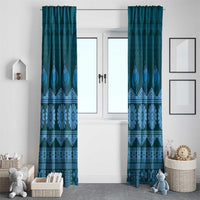 Bula Fiji Iri ni Meke Window Curtain Karakarawa Fijian Masi - Polynesian Pride