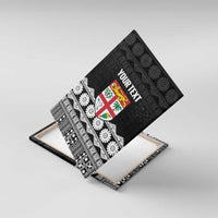Fiji Tapa Rugby Custom Canvas Wall Art Go Fijiana - Polynesian Pride