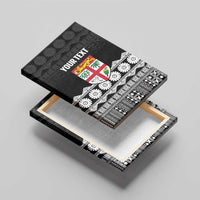 Fiji Tapa Rugby Custom Canvas Wall Art Go Fijiana - Polynesian Pride