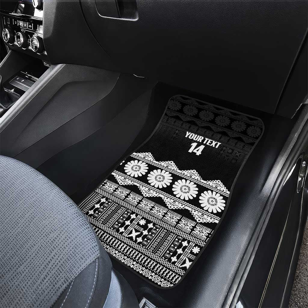 Fiji Tapa Rugby Custom Car Mats Go Fijiana - Polynesian Pride