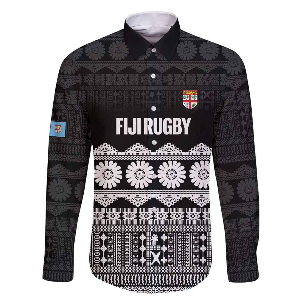 Fiji Tapa Rugby Custom Family Matching Puletasi and Hawaiian Shirt Go Fijiana - Polynesian Pride