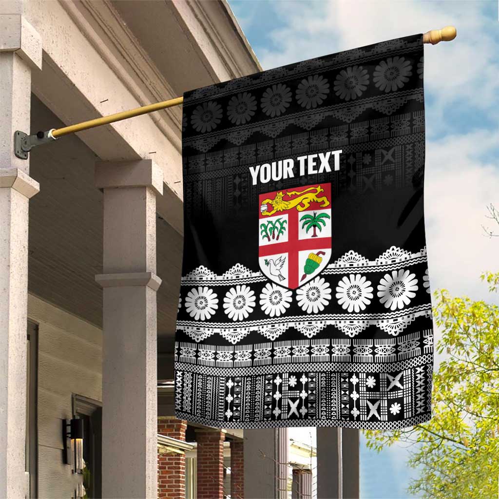 Fiji Tapa Rugby Custom Garden Flag Go Fijiana - Polynesian Pride