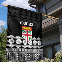 Fiji Tapa Rugby Custom Garden Flag Go Fijiana - Polynesian Pride