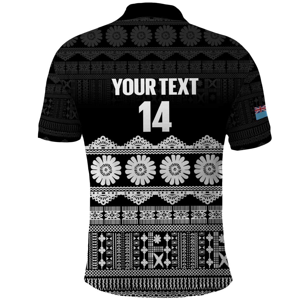 Fiji Tapa Rugby Custom Polo Shirt Go Fijiana - Polynesian Pride