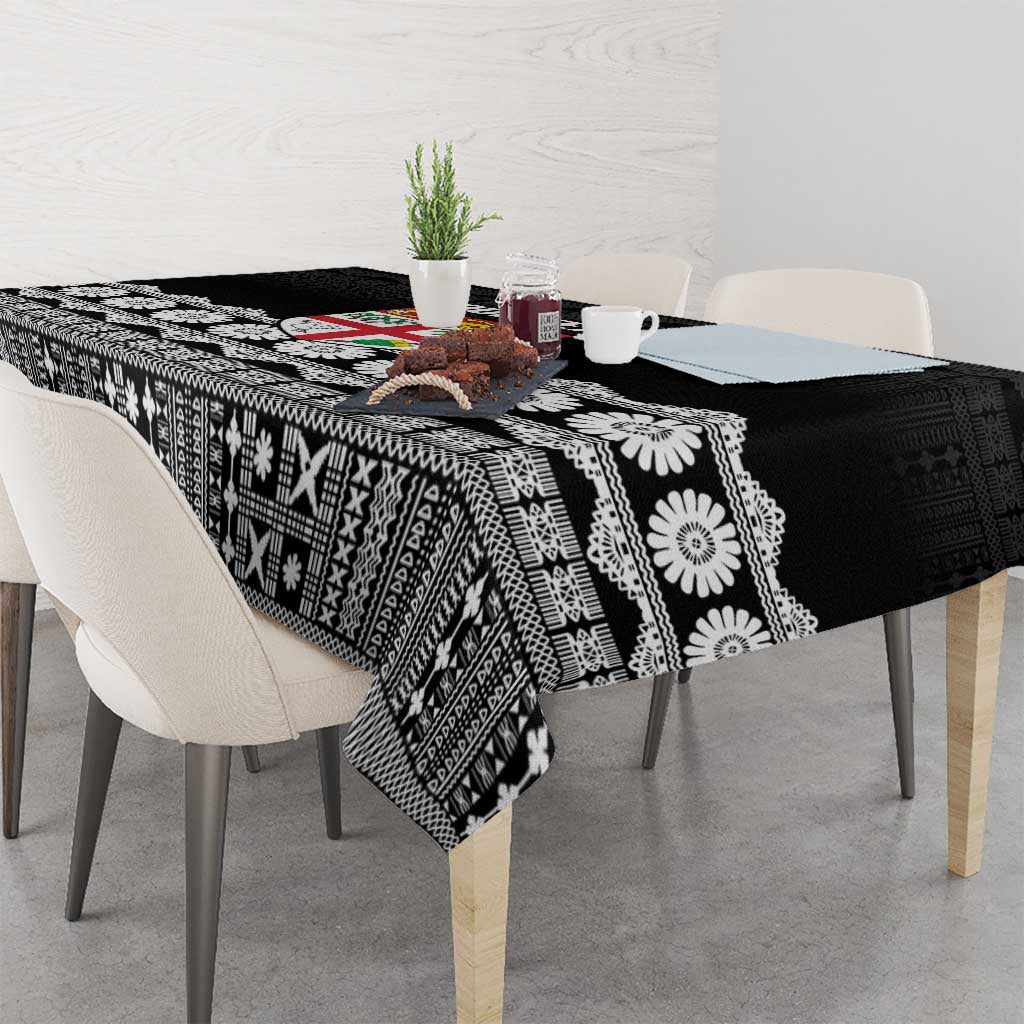 Fiji Tapa Rugby Custom Tablecloth Go Fijiana - Polynesian Pride
