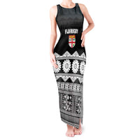 Fiji Tapa Rugby Custom Tank Maxi Dress Go Fijiana - Polynesian Pride