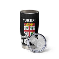 Fiji Tapa Rugby Custom Tumbler Cup Go Fijiana - Polynesian Pride