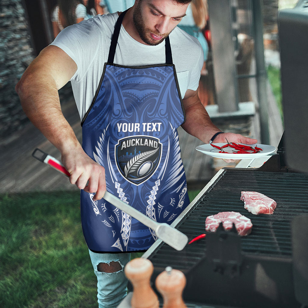 Auckland 2026 Rugby Custom Apron NZ Maori Silver Fern