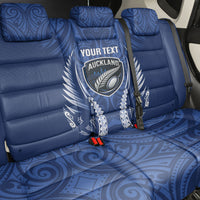 Auckland 2026 Rugby Custom Back Car Seat Cover NZ Maori Silver Fern