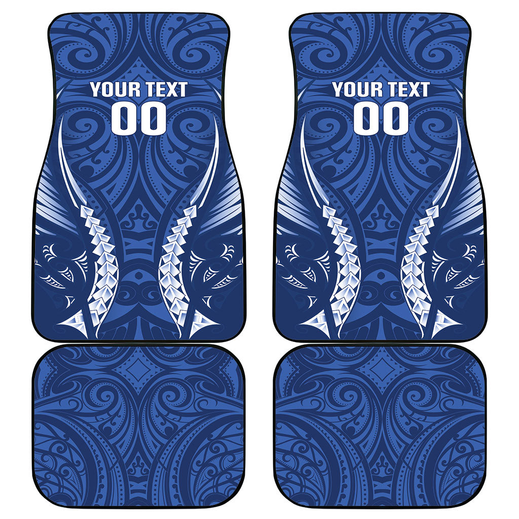 Auckland 2026 Rugby Custom Car Mats NZ Maori Silver Fern