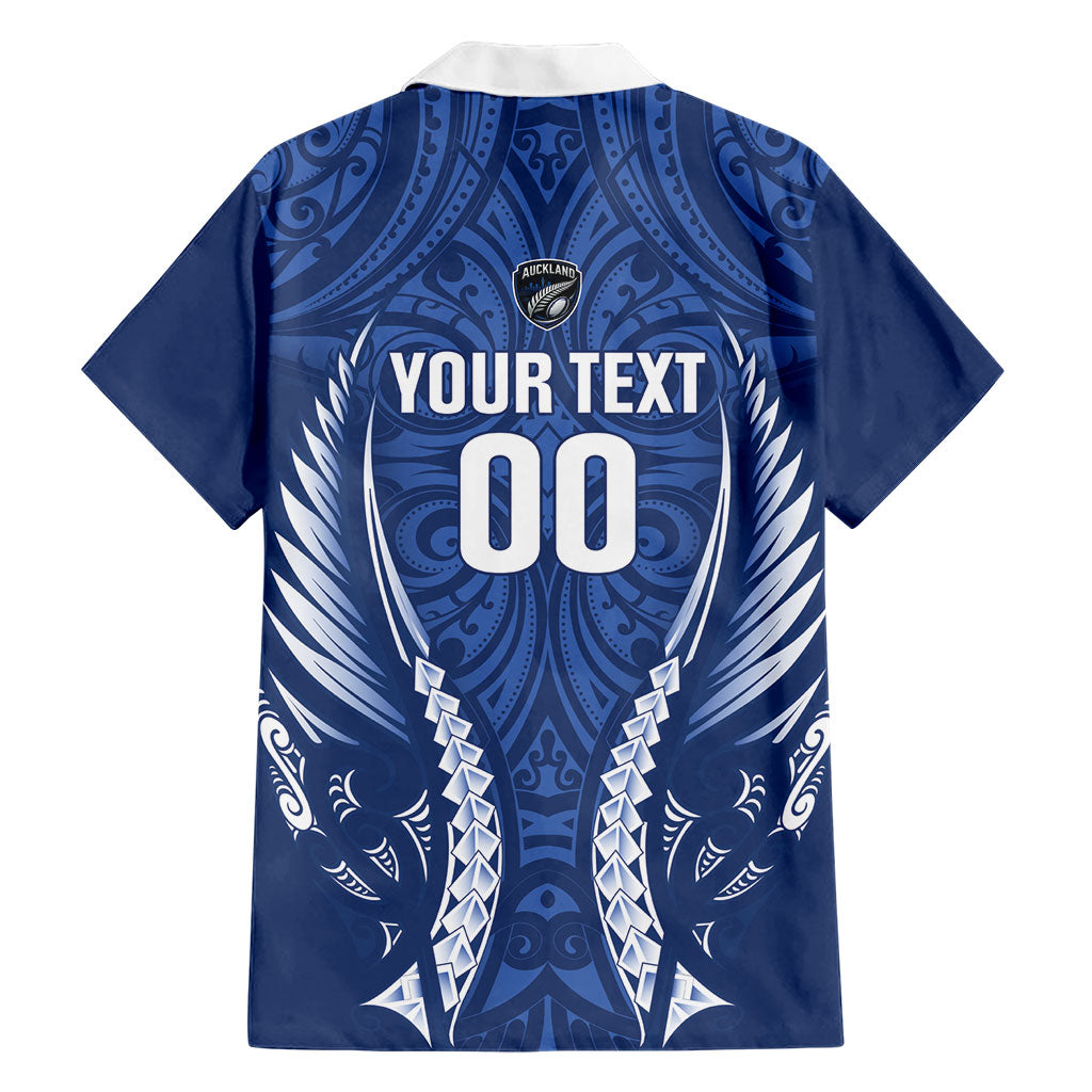 Auckland 2026 Rugby Custom Family Matching Off The Shoulder Long Sleeve Dress and Hawaiian Shirt NZ Maori Silver Fern