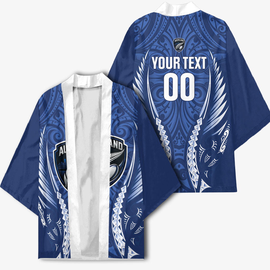 Auckland 2026 Rugby Custom Kimono NZ Maori Silver Fern