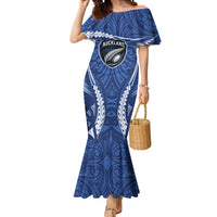 Auckland 2026 Rugby Custom Mermaid Dress NZ Maori Silver Fern