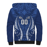 Auckland 2026 Rugby Custom Sherpa Hoodie NZ Maori Silver Fern LT14 - Polynesian Pride