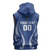 Auckland 2026 Rugby Custom Sleeveless Hoodie NZ Maori Silver Fern LT14 - Polynesian Pride
