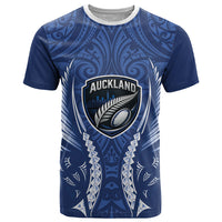 Auckland 2026 Rugby Custom T Shirt NZ Maori Silver Fern