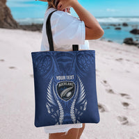 Auckland 2026 Rugby Custom Tote Bag NZ Maori Silver Fern